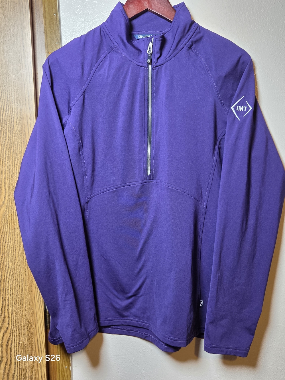 MT Men's Purple Quarter-Zip Performance Jacket
